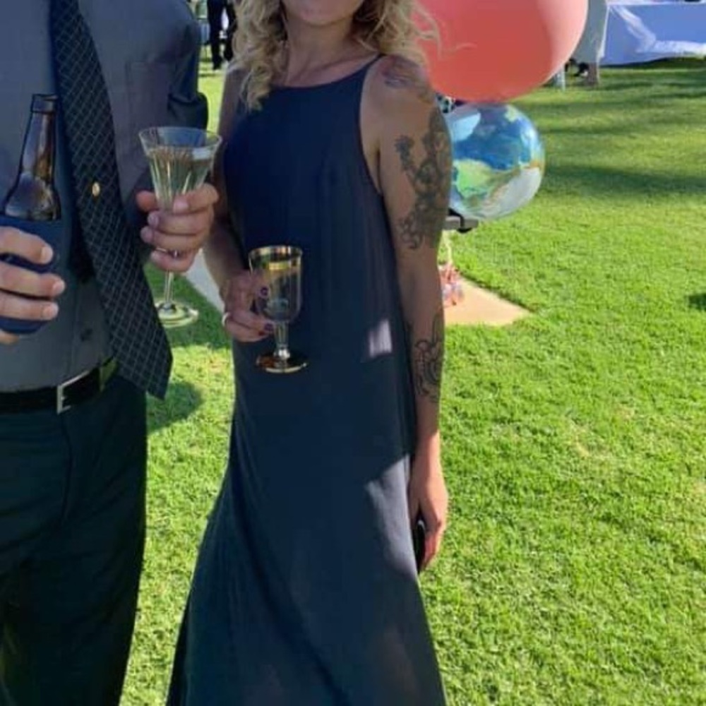 Gentle Fawn - Long Gray Formal Dress